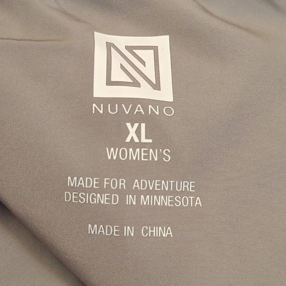 Nuvano SZ XL Grey Poly Zip Front Vest. - Picture 6 of 8